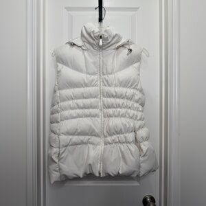 Michael Kors White puffer Vest. Sz‎ Medium